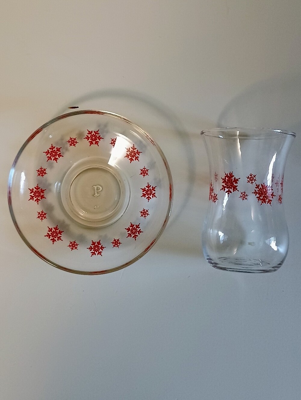 Chai Glass Turkish Tea Cup & Saucer
